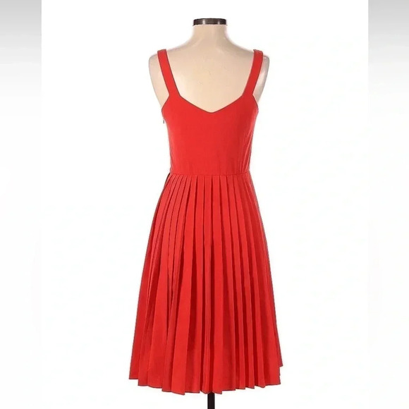 Anthropologie | Vessel by Timo Weiland Neria Dress Size 2 Red/Orange Eyelet - Picture 3 of 8